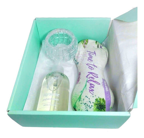 Spa Relaxation Gift Box - Jasmine Aroma Set Nº49 - Gift Box Navidad Set Regalo Spa Relax Kit Aroma Zen N49