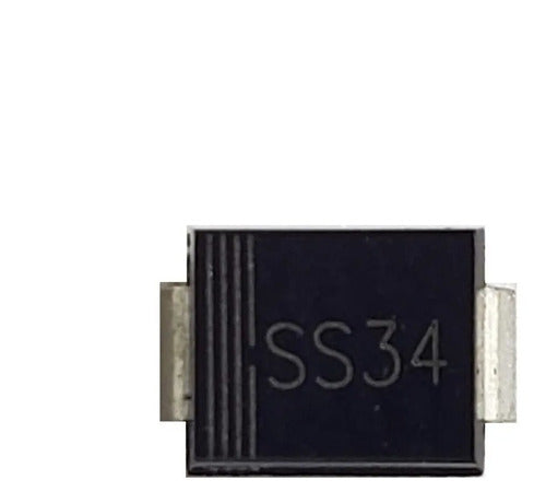 TecnoliveUSA Pack X 5 Ss34b Ss34 Diode Schottky 1n5822 3a 40v 0