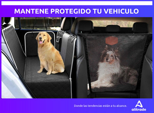 Alitrade Pet Seat Cover with Pocket and Window 2