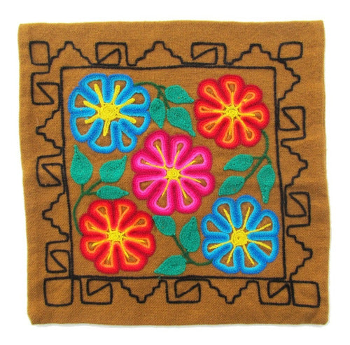 Mamakolla Andean Flowers Cushion Cover 0