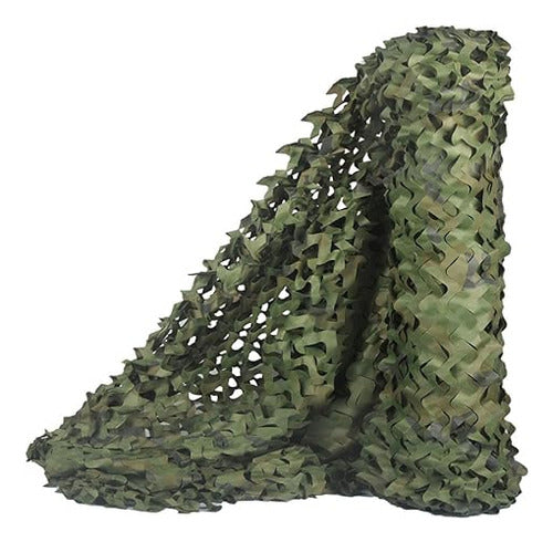 Sitong Red De Camuflaje Para Camping Sombra Fiesta 1.5x7 Metros - W 0