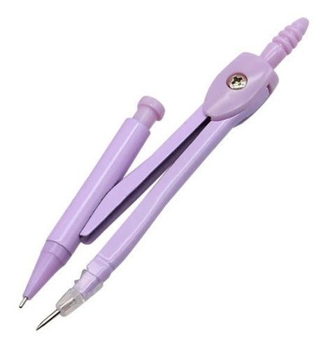 Generic Metal Compass For Pencil With School Case 4