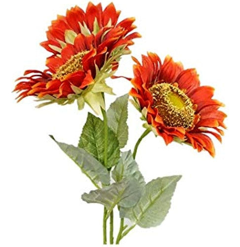 Sweet Home Deco Silk Sunflower Artificial Flower Bouquet/flo 0