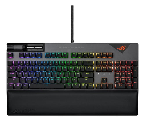 Teclado Para Juegos Asus Rog Strix Flare Ii 100% Rgb, Interr 0