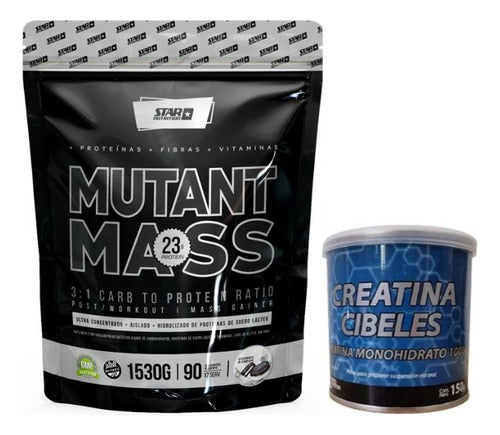 Star Nutrition Mutant Mass 1.5kg + Creatina Cibeles 150g 0