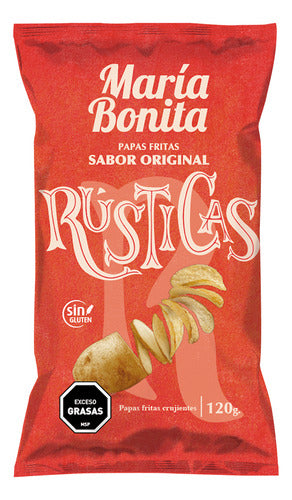 Papas Fritas Rústicas Maria Bonita 120 Grs. 0