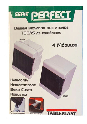 Tableplast Caja Para Térmicas Embutir 4 Módulos IP40 2