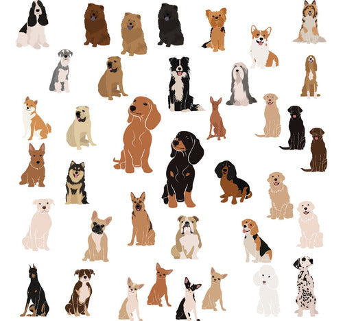 STICKYMOMSHOP Perros Clipart Svg Png Digital Imagenes P/ Diseño De Cumples 0