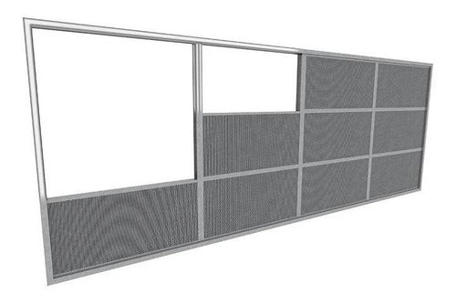 Acoustic Modular Expanded Metal Sound Isolation Screen 2