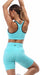 Ludmila Set: Top and Cycling Shorts Combo in Aerofit SW Tul Combination 43