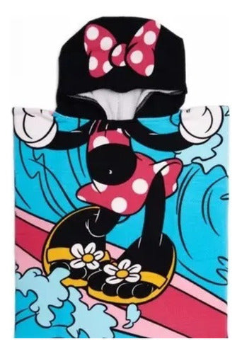 Poncho Piñata Minnie Surf 0