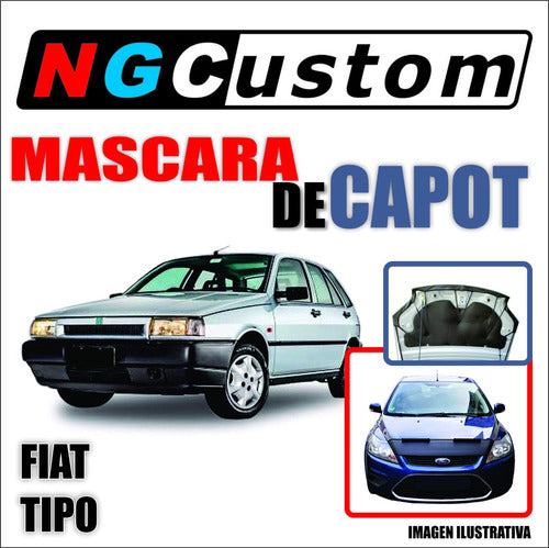 MYC TAPICERIA Mascara De Capot Fiat Tipo En Ecocuero 1