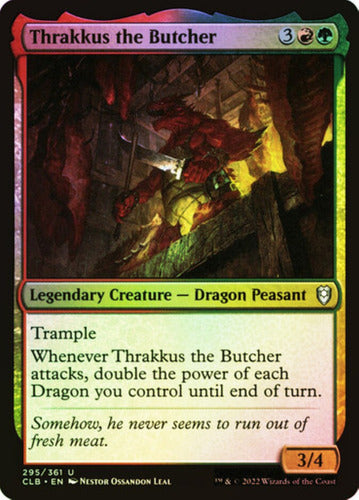 Magic The Gathering Thrakkus The Butcher (Foil) Nps 0