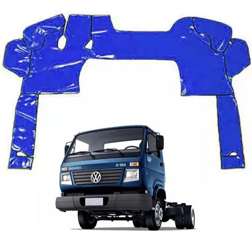 Tapete Vinil Vw Delivery 5140 8150 Sem Capo Azul 1