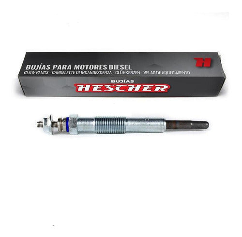 Kit of 4 Hescher Preheating Glow Plugs HC-148 for Renault Kangoo 1.9 D 1