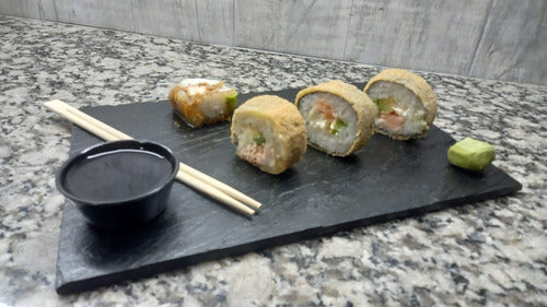 Set Plato Laja Sushi, Gastronomía X 6 Unidades De 30 X 15 2