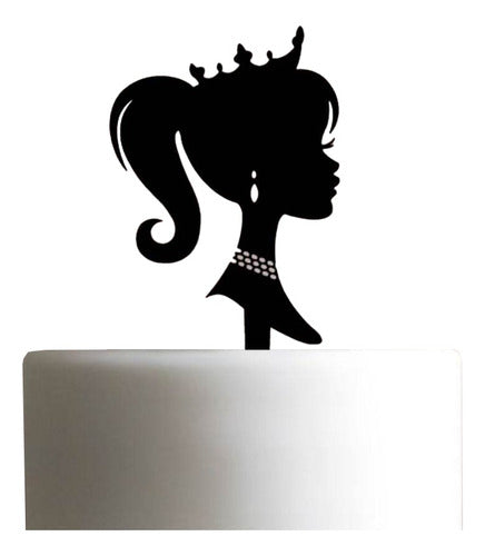 Patata 3D Cake Topper Adorno Torta - Barbie Personalizado 0