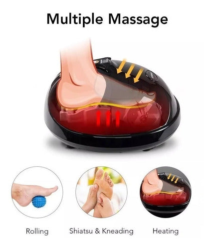 Foot Massager Shiatsu Air Compression Heat Therapy 5