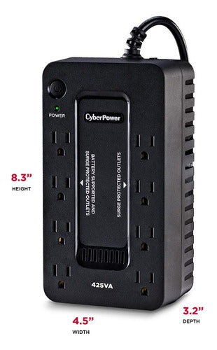 CyberPower ST900U Compact UPS System with 8 Outlets 5