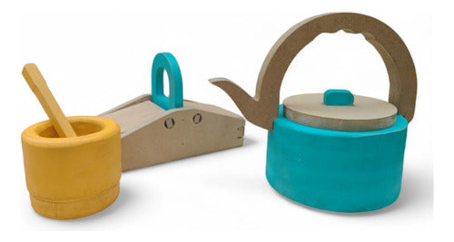 Jugar Infinito Wooden Tea Set for Kids 0