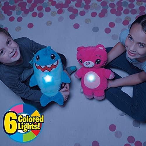 Ontel Star Belly Dream Lites, Stuffed Animal Night Light & Star Projector - Snuggly Blue Shark 3