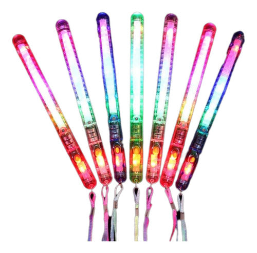 Bigbang E-commerce 15 Varitas Luminosas / Led Multicolor / Con Pilas / Cotillon 0