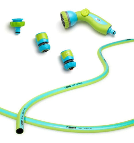 REHAU Design Line 1/2" x 20m Hose + Watering Gun Set 2