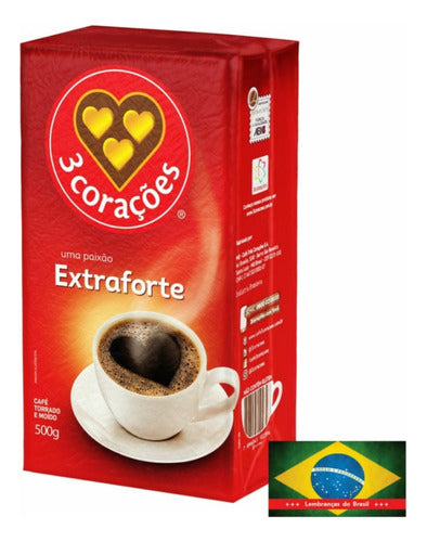 Café 3 Corações Tradicional 500 Grs Skol Melitta Plião Bis 0