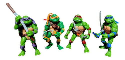 Blister Tortugas Ninjas X4 Articulados 1