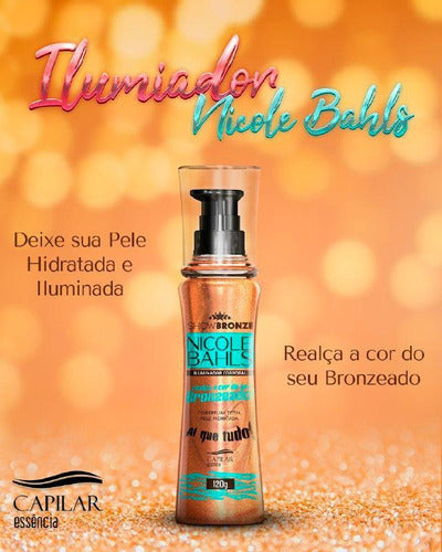 Iluminador De Bronzeado Nicole Bahls 130g Show Bronze 1