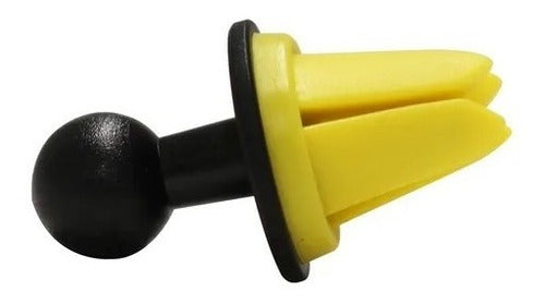 Universal Cell Phone Holder with Clamp. Yellow 2