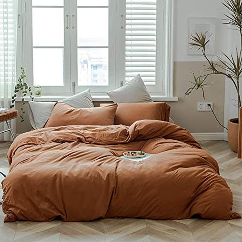 Amwan Jersey Knit Cotton Duvet Cover Set 0