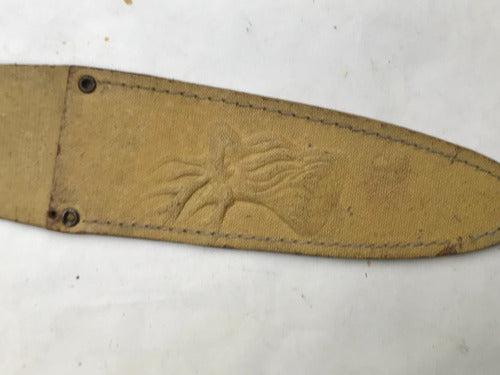 Genérica Leather Sheath with Engraved Deer - 13 cm 1