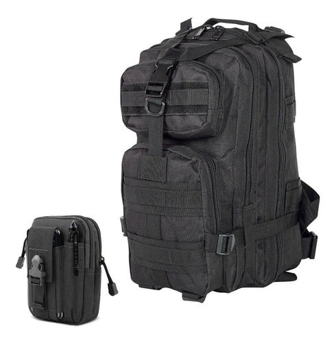 Tactical Backpack 25 Liters with Pouch by Avant Motos 0
