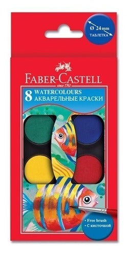 Watercolor Set x 8 Faber-Castell 0