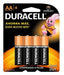 Duracell AA Alkaline Batteries X 4 2