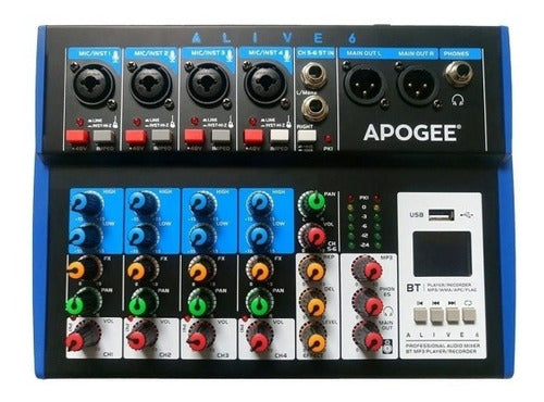 Apogee ALIVE6 6-Channel Mixer 4 Mono 2 Stereo 0