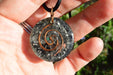Metatron Pendant Orgonite Necklace with Turmaline and Pyrite 1