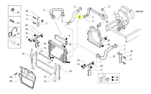 Tubo De Refrigeração Original Iveco Nova Daily  504086541 1