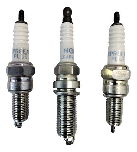 NGK Kit 3 Spark Plugs for Bajaj Rouser NS AS RS 200 Dominar 400 Spot 1