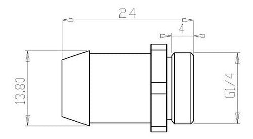 XSPC G14 A 12 Barb Chrome 4 Pack 2