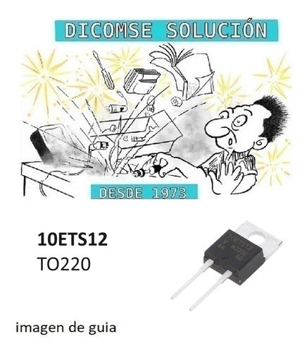 Dicomse Ir10ets12 10ets12 Diodo Rectific 10a 1200v Input To220 1