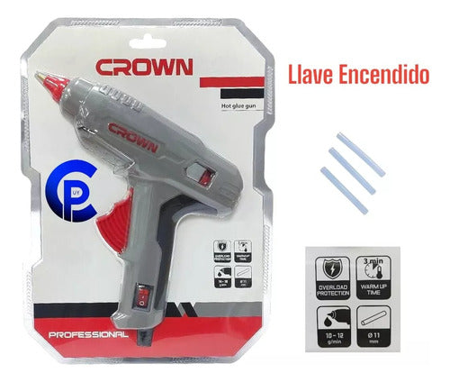 Pistola Silicona Caliente C/llave 60w + Barritas Calidad Pro 1