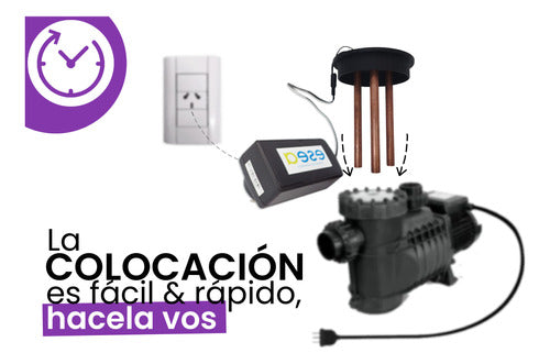 ESEA Ionizador Para Piscinas, Sanitizantes, Cloro UV 50v 3