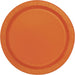 Unique Industries Orange Paper Cake Plates, 20ct 0