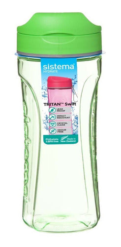 Rubbermaid Sistema Hydrate Tritan Swift Water Bottle 1