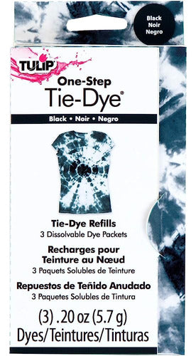 Tulip One-Step Tie-Dye Kit Tulip Fabric Dye Open Stock 29038 Refill Black 0