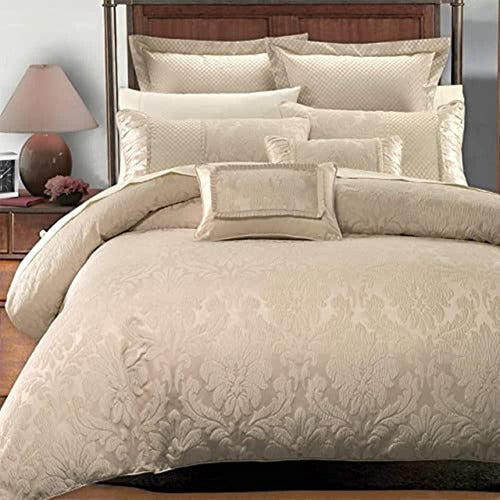 Royal Hotel Bedding Juego De Funda Nórdica Jacquard Full/Queen Sara De 7 Piezas 2