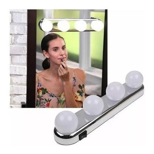 BAW Led Lights X4 Battery-Powered Makeup Mirror Vanity Lights 1