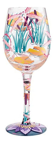 Enesco Lolita Dragonfly Magic Wine Glass 2